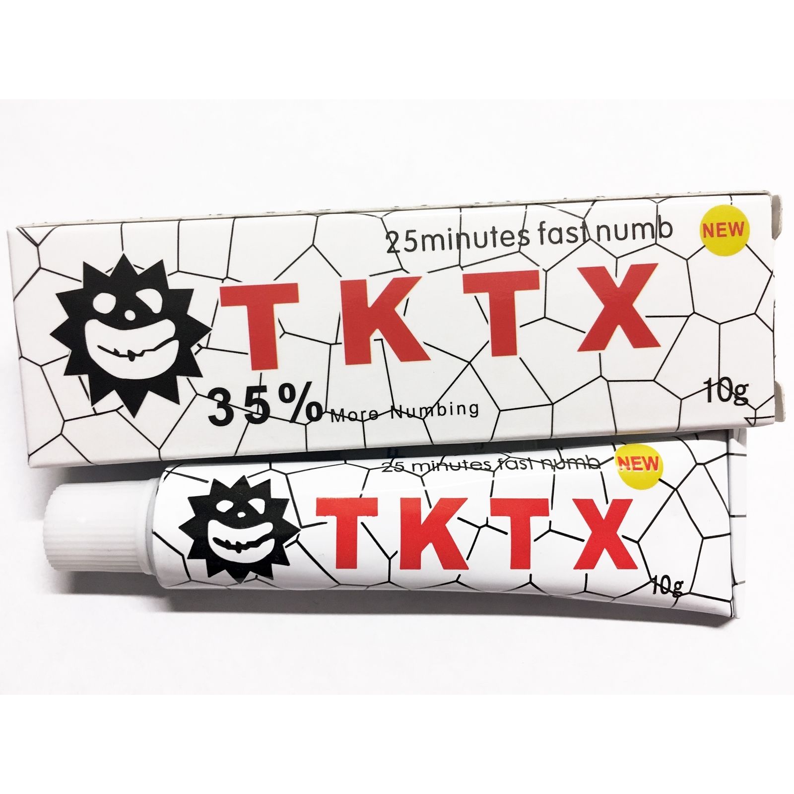 White TKTX Skin Numb Cream